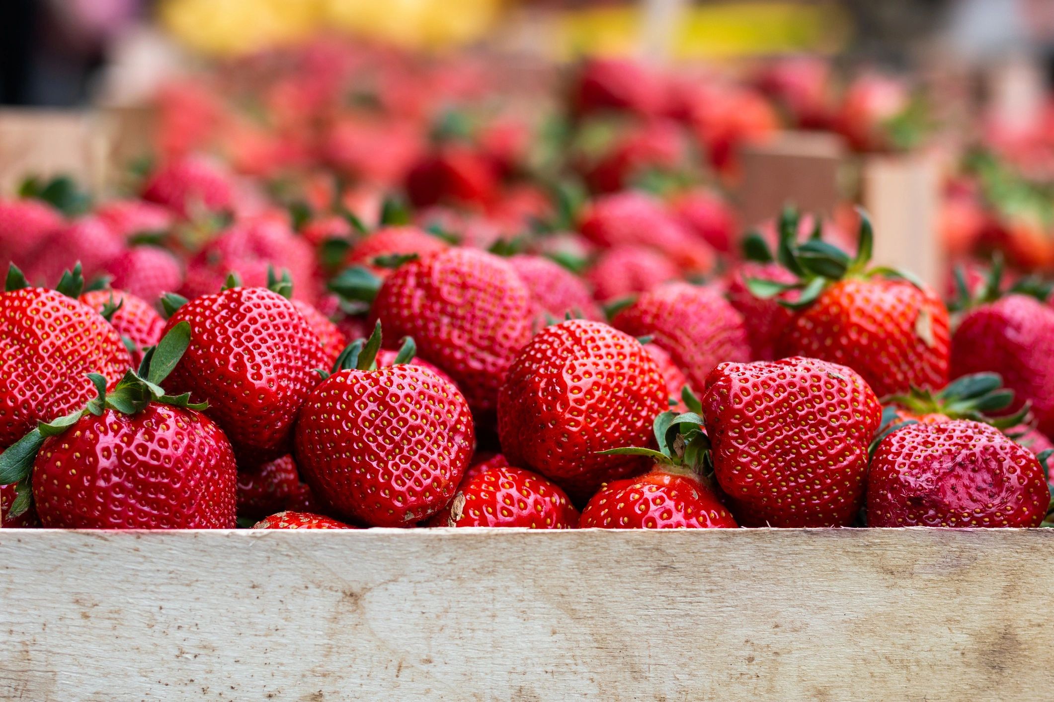 Strawberry jam jar