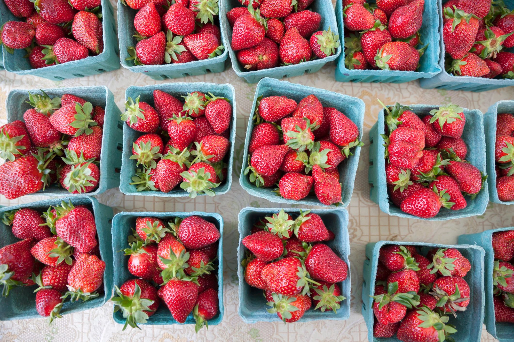 Basket of strawberries