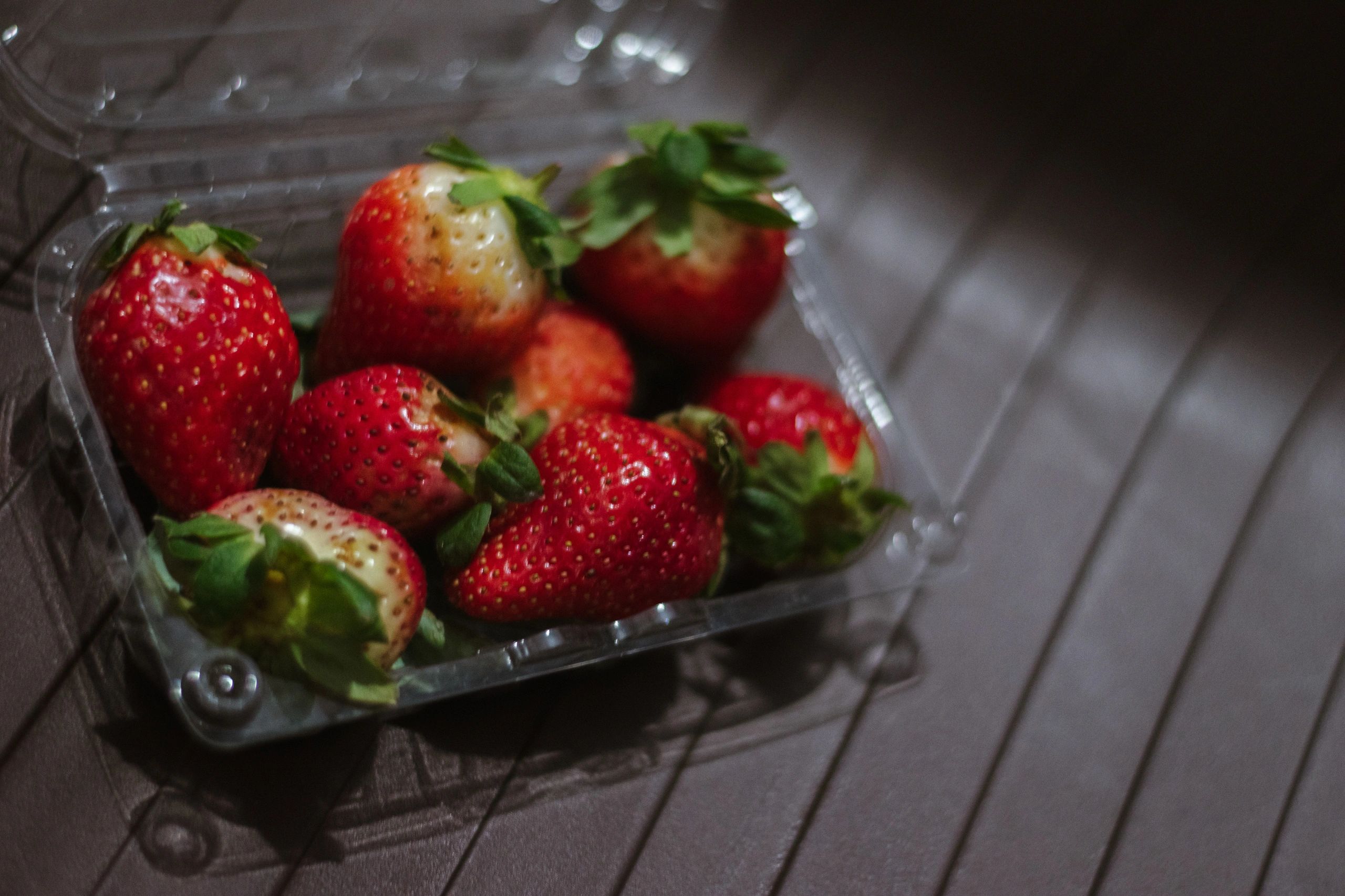 Packaged strawberry jams